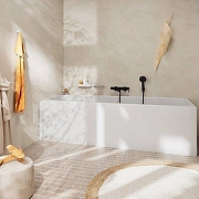 Смеситель для ванны Hansgrohe Tecturis S 73422670 цвет Черный матовый-3