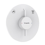 Смеситель для душа Hansgrohe DuoTurn S 75418700 цвет Белый матовый