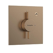 Смеситель для душа Hansgrohe DuoTurn E 75617140 цвет Шлифованная бронза