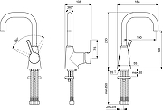 Смеситель для раковины Ideal Standard IdealStyle B0899AA цвет Хром-3