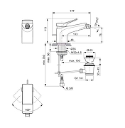 Смеситель для биде Ideal Standard Conca BC760AA цвет Хром-1