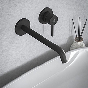 Смеситель для раковины Ideal Standard Ceraline Nuovo BD848XG цвет Черный матовый-2