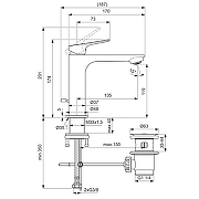 Смеситель для раковины Ideal Standard Ceralife O BE120AA цвет Хром-2