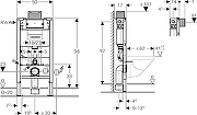 Инсталляция для унитаза Geberit Duofix 111.030.00.2 без клавиши смыва-1
