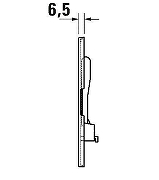 Кнопка смыва для инсталляции Duravit DuraSystem WD5009011000 цвет Белый-2