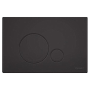 Кнопка смыва для инсталляции Duravit DuraSystem WD5010031000/WF5120131010 цвет Черный матовый