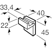 Крючок Roca Rubik 816840024 цвет черный матовый-1