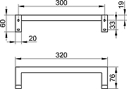 Поручень Keuco Edition 90 19107010000 цвет хром-2