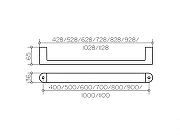 Поручень Keuco Elegance 31601011100 цвет хром-1