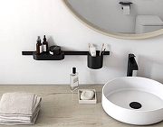 Стакан для зубных щеток Hansgrohe WallStoris 27921670 цвет черный матовый-1