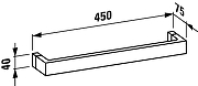 Полотенцедержатель Laufen Kartell 3.8133.1.081.000.1 цвет янтарь-2