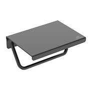 Держатель для туалетной бумаги Ideal Standard Alu+ BD592XG цвет черный матовый