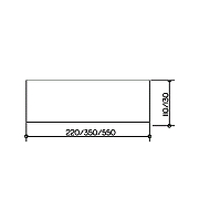 Стеклянная полка Keuco Plan 14910005200 цвет прозрачный-1