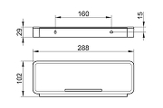 Полка корзина Keuco Plan 14959010038 цвет хром-3