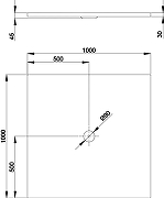 Стальной поддон для душа Bette BetteFloor 100х100 5941-000AS цвет Белый-3