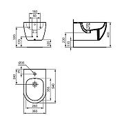 Биде Ideal Standard Ellisse T569301 цвет Белый-1