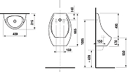 Писсуар Roca Access ZRU9310181 цвет Белый-10