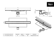 Душевой лоток Roca Flow Basic 60 ZRU9307710 цвет Хром-4
