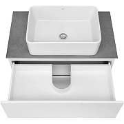 Тумба под раковину Roca Luna 80 ZRU9307765 подвесная цвет Белый матовый-7