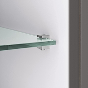 Шкаф пенал Keuco Stageline 40 R 32831290102 подвесной с подсветкой цвет Инокс матовый-6