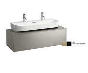 Тумба под раковину Laufen Sonar 120 4.0546.1.034.140.1 подвесная цвет Золото Черный мрамор