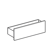 Полка Geberit Smyle Square 45 500.362.JL.1 цвет Песчаный глянец Темно-серый-1