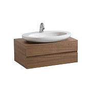Тумба под раковину Laufen Alessi One 80 4.2403.3.097.630.1 подвесная цвет Орех