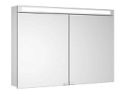 Зеркальный шкаф Keuco Royal E-One 100 44303171301 с подсветкой цвет Алюминий