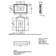Зеркало Geberit Citterio 90 500.572.JJ.1 с подсветкой цвет Темный дуб-4