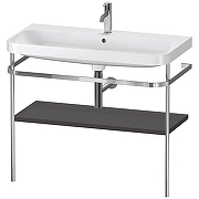 Консоль с раковиной Duravit Happy D.2 Plus 100 HP4838O8080 цвет Хром Графит