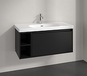 Тумба под раковину Villeroy&Boch Skyla 100 C79000VL подвесная цвет Черный матовый