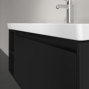 Тумба под раковину Villeroy&Boch Skyla 100 C79000VL подвесная цвет Черный матовый-3