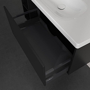 Тумба под раковину Villeroy&Boch Skyla 100 C79000VL подвесная цвет Черный матовый-4