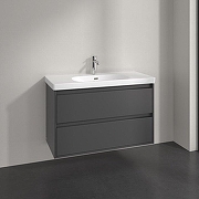 Тумба под раковину Villeroy&Boch Skyla 100 C79900VR подвесная цвет Графит-1
