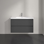 Тумба под раковину Villeroy&Boch Skyla 100 C79900VR подвесная цвет Графит-2