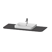 Столешница под раковину Duravit Happy D.2 Plus 120 HP031KM8080 цвет Графит матовый