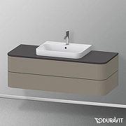 Столешница под раковину Duravit Happy D.2 Plus 120 HP031KM8080 цвет Графит матовый-2