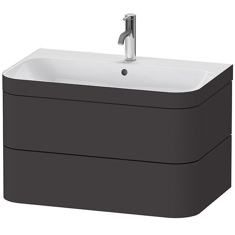 Тумба с раковиной Duravit Happy D.2 Plus 80 HP4637O8080 подвесная 