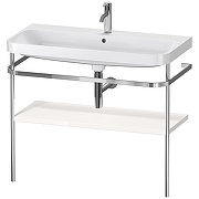 Консоль с раковиной Duravit Happy D.2 Plus 100 HP4838O2222 цвет Хром Белый