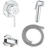 Гигиенический душ со смесителем Grohe BauClassic 129186 цвет Хром