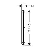 Переключатель потоков Hansgrohe ShowerSelect Comfort Q 15587670 цвет Черный матовый-1