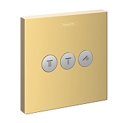 Переключатель потоков Hansgrohe ShowerSelect 15764990 цвет Полированное золото