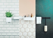 Смеситель для душа Hansgrohe WallStoris 24250700 с термостатом цвет Белый матовый-2