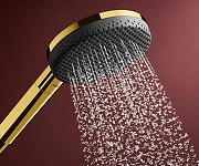 Ручной душ Hansgrohe Alive Select S 24500990 цвет Полированное золото-2