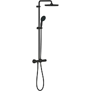 Душевая система Grohe Tempesta System 266702431 с термостатом цвет Черный матовый