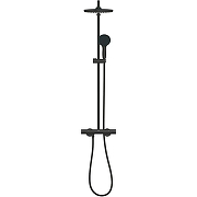 Душевая система Grohe Tempesta System 266702431 с термостатом цвет Черный матовый-1