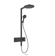 Душевая система Hansgrohe Alive S 24582340 с термостатом цвет Шлифованный черный хром