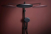 Душевая система Hansgrohe Alive S Puro 24592670 с термостатом цвет Черный матовый-1