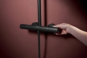 Душевая система Hansgrohe Alive S Puro 24592670 с термостатом цвет Черный матовый-2