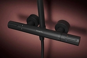 Душевая система Hansgrohe Alive S Puro 24592670 с термостатом цвет Черный матовый-3